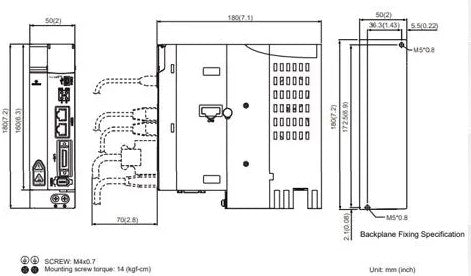 Delta ASD-E3-0721-E – 0.75kW AC Servo Sürücü
