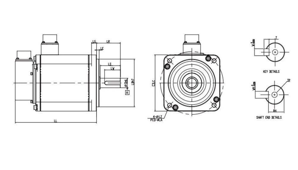 Delta ECMA-E21315SS – 1,5 kW Frenli Servo Motor