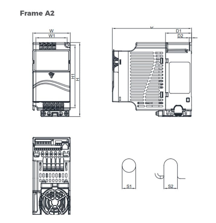 DELTA VFD015E43T - VFD-E Serisi 1,5kW Hız Kontrol Cihazı