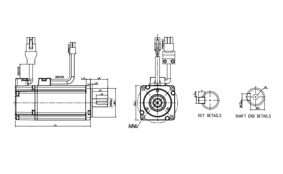 DELTA ECMA-C20807SS – 750W Frenli Servo Motor