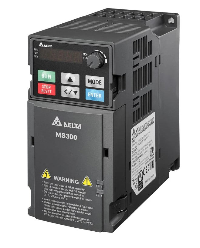 DELTA - VFD9A0MH43AFSAA - MH300 AC Motor Sürücüsü - 3 faz 400VAC, 4kW, 10.5A