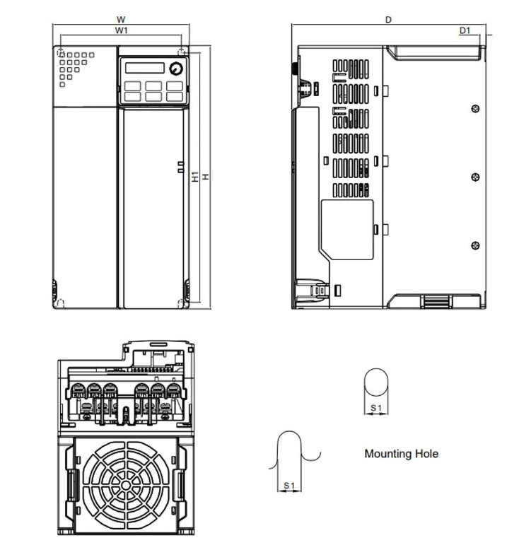 DELTA VFD32AMH43AFSAA – MH300 Serisi AC Motor Sürücüsü
