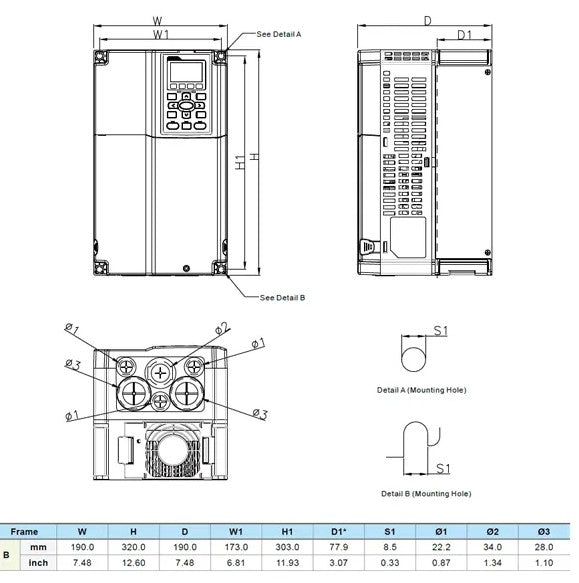 DELTA VFD150C43A-21 – C2000 PLUS Serisi 15kW Hız Kontrol Cihazı