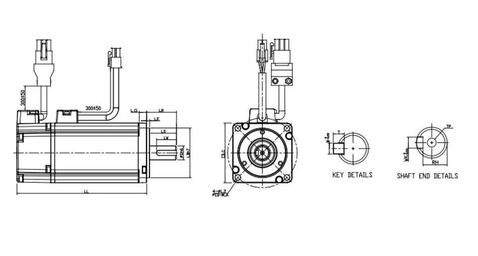 DELTA ECMA-C20604SS – 400W Frenli Servo Motor