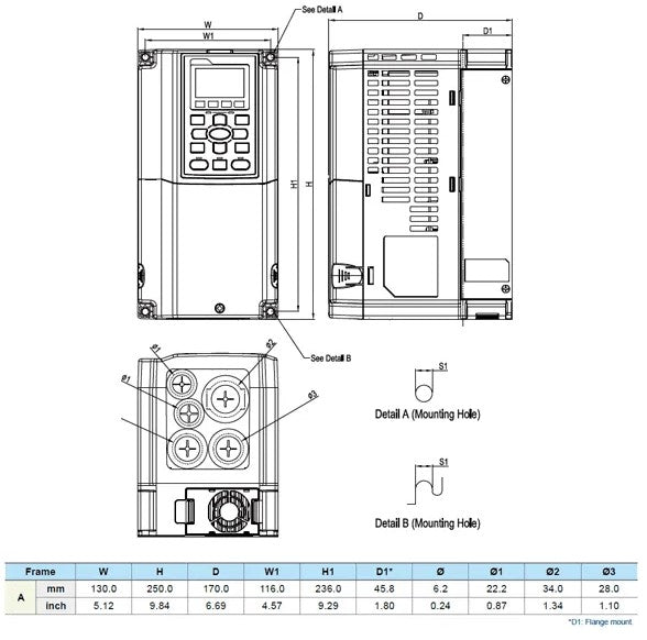 DELTA - VFD040C43A-21 - C2000 PLUS 4kW HIZ KONTROL