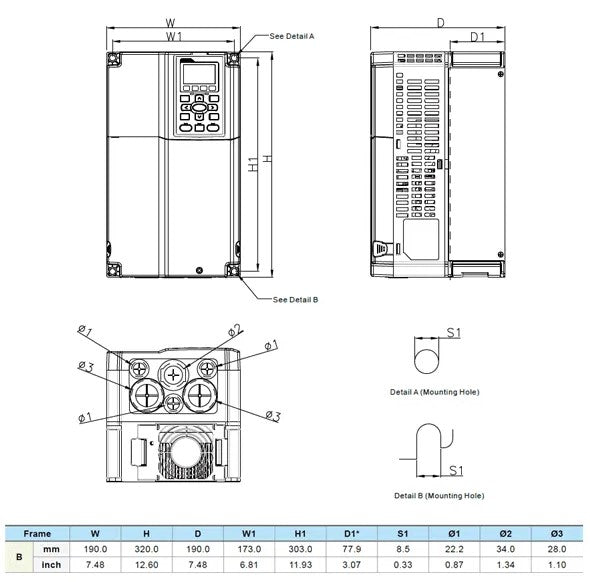 DELTA - VFD110C43A-21 | C2000 PLUS Serisi 11kW İnvertör
