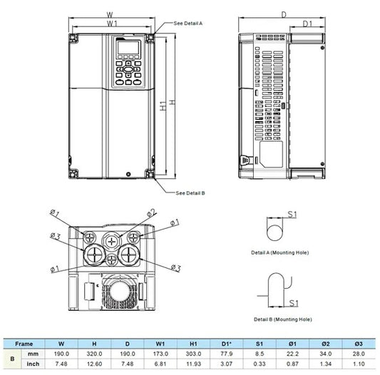 DELTA - VFD110C43A-21 | C2000 PLUS Serisi 11kW İnvertör