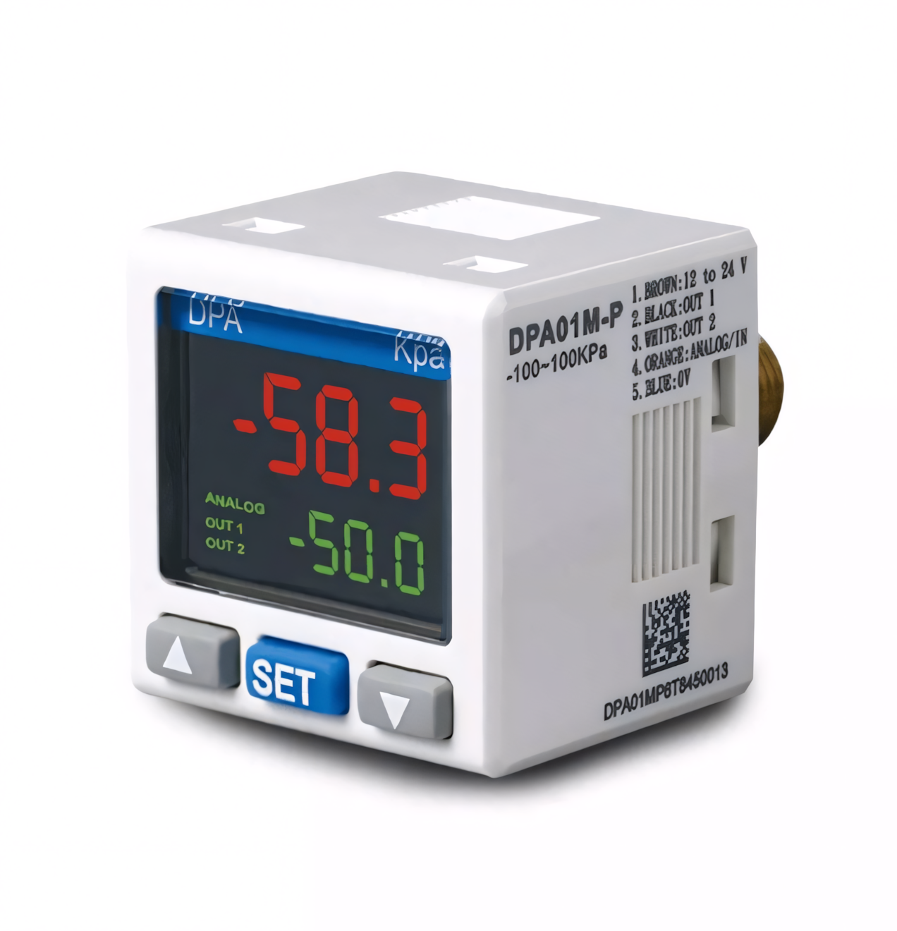 DELTA - DPA01M-P - DPA DİJİTAL BASINÇ SENSÖRÜ 100KPA 1-5V