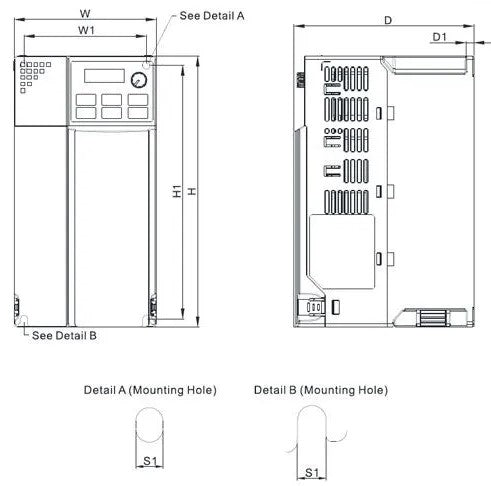 DELTA - VFD13AME43AFNAA - ME300 5,5kW HIZ KONTROL