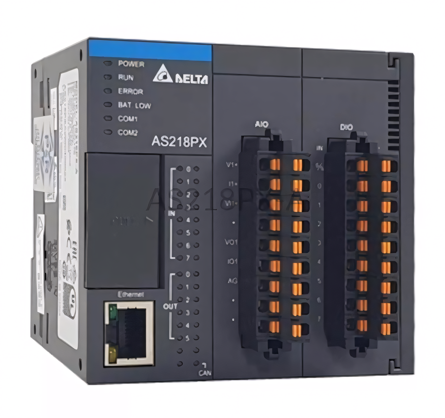 DELTA AS218PX-A – AS200 Serisi PLC | 8 Dijital Giriş, 6 Dijital Çıkış