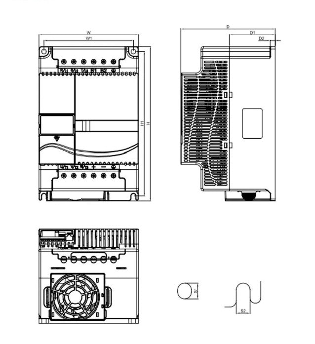 DELTA VFD185E43A – VFD-E Serisi 18,5kW Hız Kontrol Cihazı