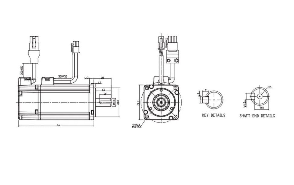 DELTA ECMA-C10604SS – 400W Frenli Servo Motor