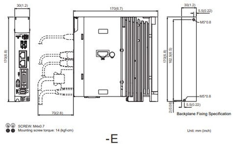 Delta ASD-A3-0421-E A3 Servo Sürücü, 1 faz 220VAC, 400W, EtherCAT