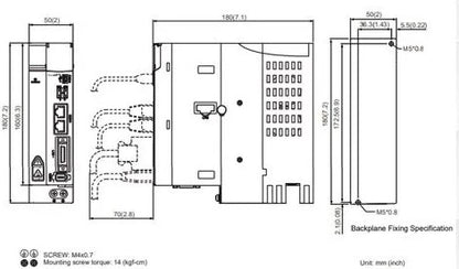 Delta ASD-E3-0721-E – 0.75kW AC Servo Sürücü