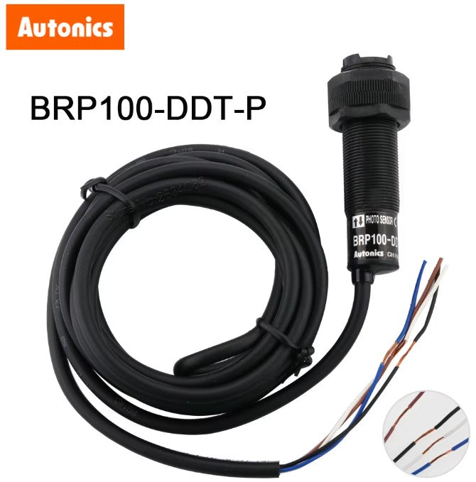 AUTONICS - BRP100-DDT - 12-24V DC Beslemeli Fotoelektrik Sensörü