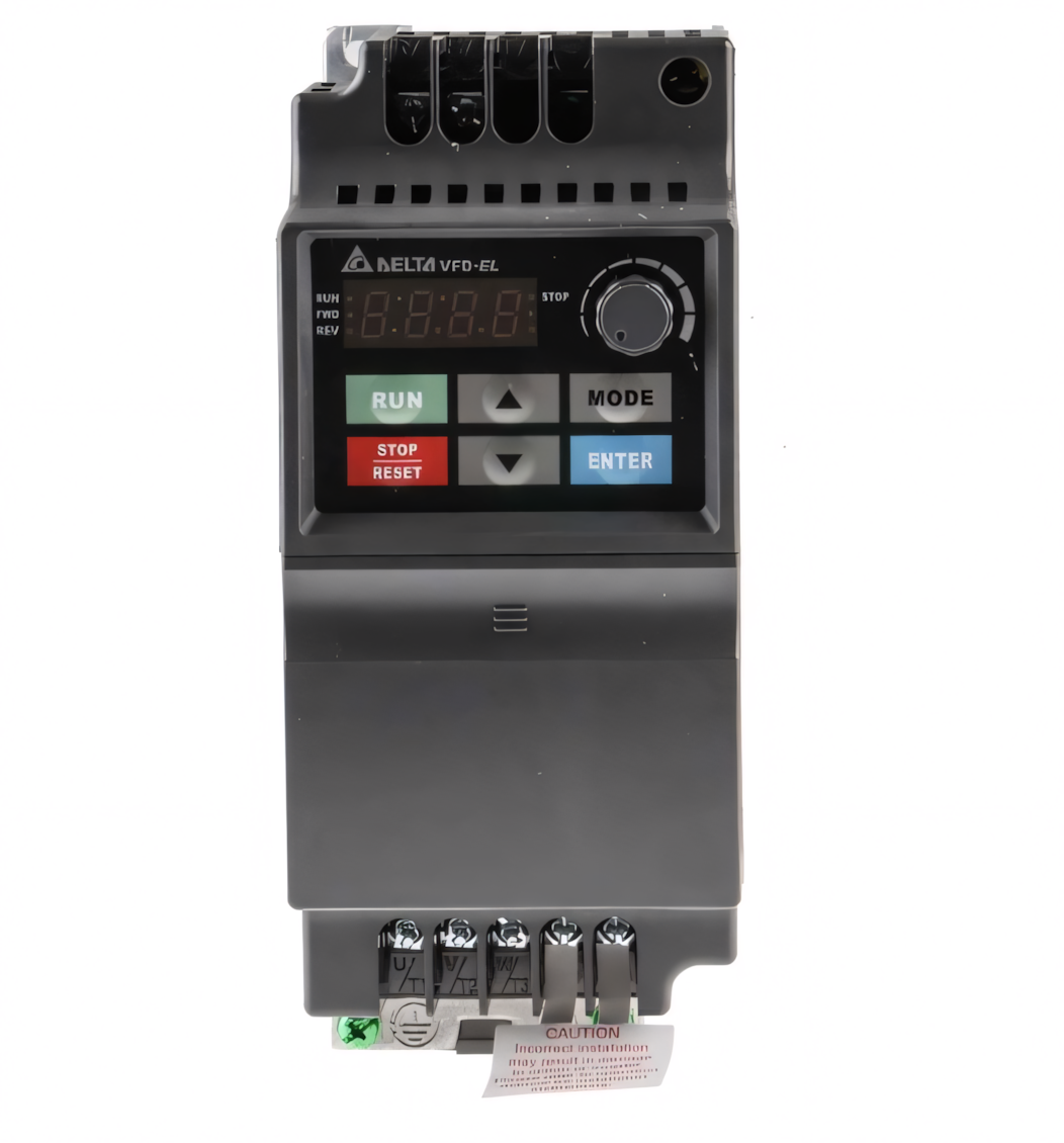 Delta VFD007EL21A – VFD-EL Serisi 0,75 kW Hız Kontrol Cihazı