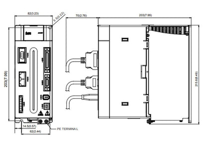DELTA ASD-A2-3043-E – A2 Serisi 3kW EtherCAT Servo Hız Kontrol Cihazı