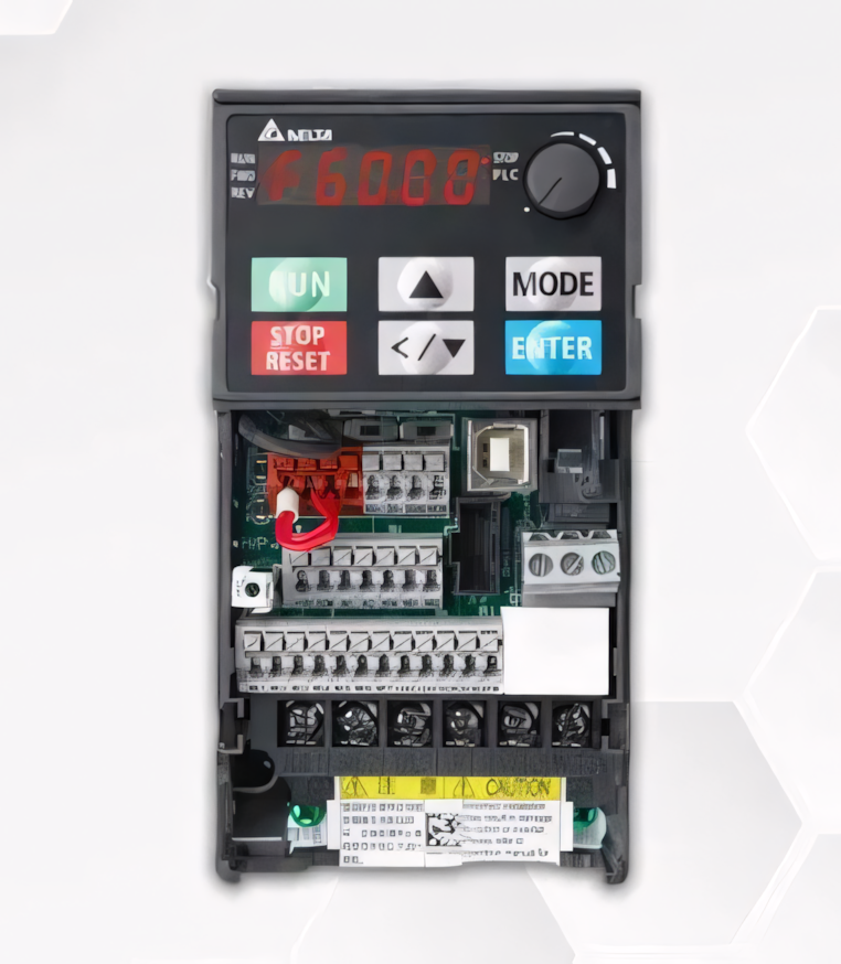DELTA - VFD2A8ME21AFNAA - ME300 0,4kW HIZ KONTROL 1F/3F