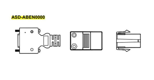 DELTA - ASD-ABEN0000 | ASDA-A2 Servo Motor Enkoder Konnektörü