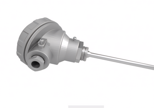 EMKO RTKRT-M06-L200.1 – PT100 Termokupl Sensör | 6mm Çap | 20cm Uzunluk | Transmitterli