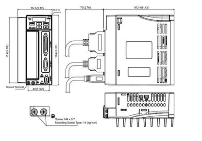 DELTA - ASD-B2-0721-B - B2 750W 1X240VAC MODBUS SERVO HIZ KONTROL
