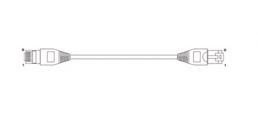 DELTA UC-CMC030-01A – CANopen &amp; DMCNET Haberleşme Kablosu | 3 Metre