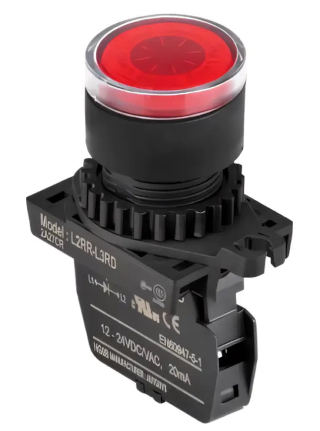AUTONICS - L2RR-L3RL - SİNYAL LAMBASI ÇAP 22mm KIRMIZI LED 100-220Vac