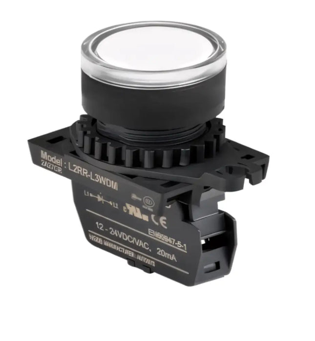 AUTONICS L2RR-L3WDM - 22mm Beyaz LED Sinyal Lambası