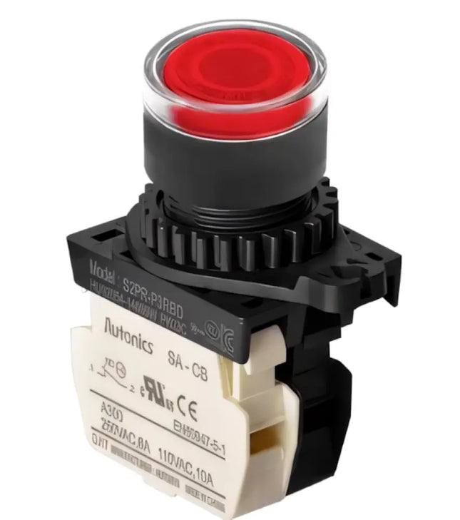 AUTONICS S2PR-P3RBDM – Işıklı Stop Butonu