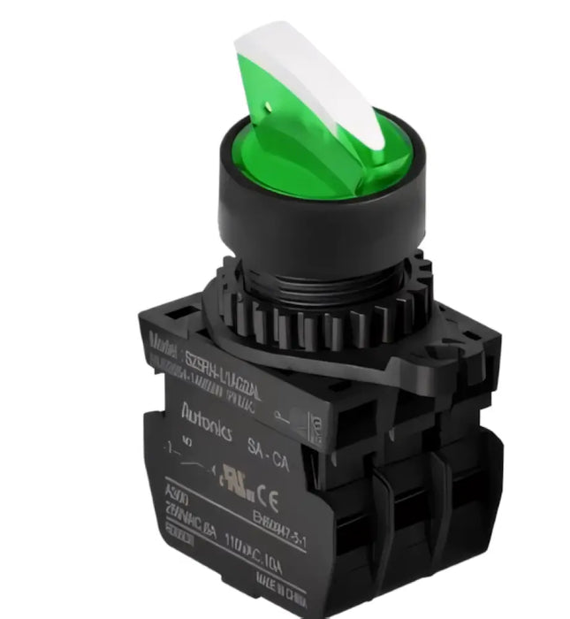 AUTONICS - S2SRN-L7G2ADM - IŞIKLI MANDAL KALICI 1-0-2 YEŞİL 2NA 10-30Vac/dc