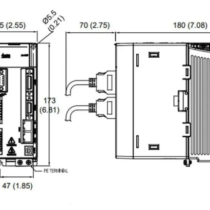 DELTA ASD-A2-0721-E – A2 Serisi 750W Servo Hız Kontrol Cihazı
