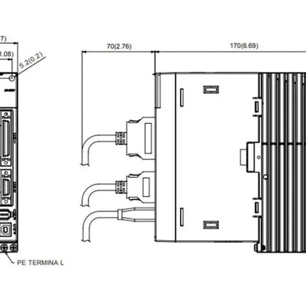DELTA ASD-A2-1021-M – A2 Serisi 1kW Servo Hız Kontrol Cihazı