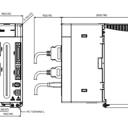 DELTA ASD-A2-3043-M – A2 Serisi 3kW Servo Sürücü