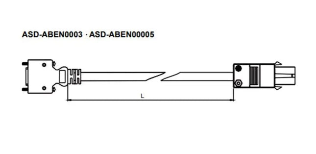 DELTA ASD-ABEN0005 - ASDA-A2 Servo Motor Enkoder Kablosu