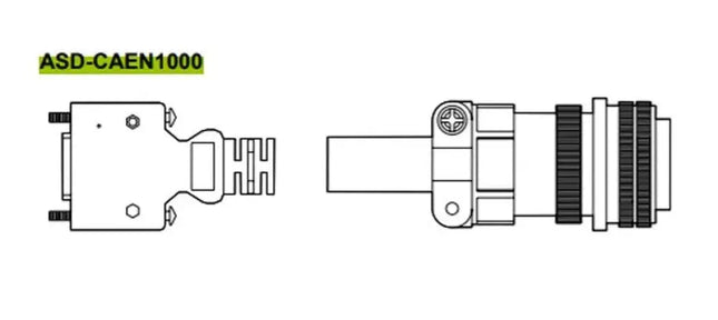 DELTA - ASD-CAEN1000 | ASDA-A2 Servo Motor Enkoder Konnektörü