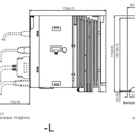 DELTA ASD-E3-0421-L – 400W AC Servo Sürücü