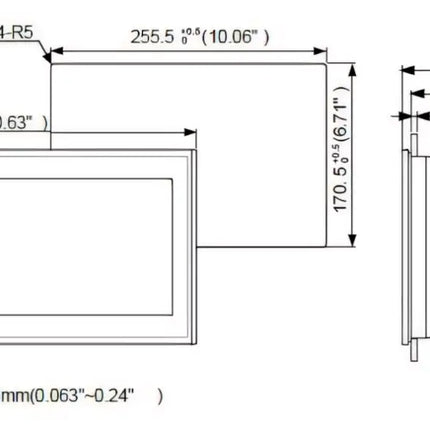 DELTA DOP-110WS – DOP-100 Serisi 10,1” Dokunmatik HMI Panel
