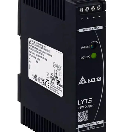 DELTA - DRL-24V75W1AZ | 24VDC 3.13A 75W Plastik Kasa Güç Kaynağı