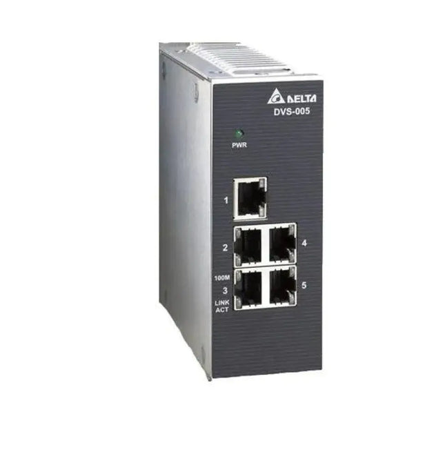 Delta DVS-005R00 5 Port Endüstriyel Unmanaged Ethernet Switch