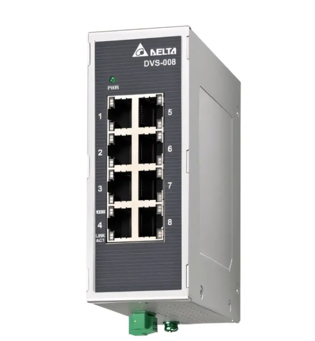 DELTA - DVS-008I00 - DVS ETHERNET SWITCH 8TX