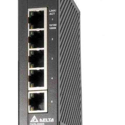Delta DVS-G005I00C 5 Port Gigabit Endüstriyel Unmanaged Ethernet Switch
