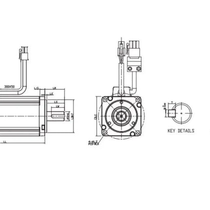 DELTA ECMA-C10604SS – 400W Frenli Servo Motor