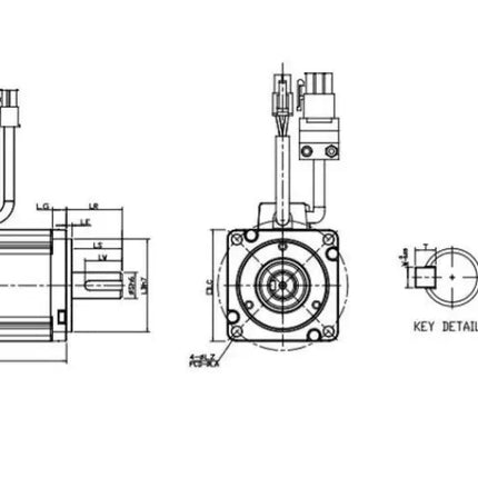 DELTA ECMA-C20604SS – 400W Frenli Servo Motor