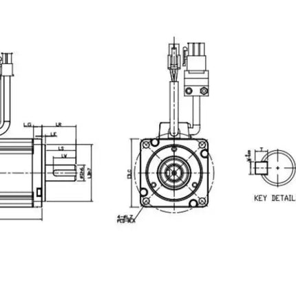 DELTA ECMA-C20807RS – 750W Servo Motor