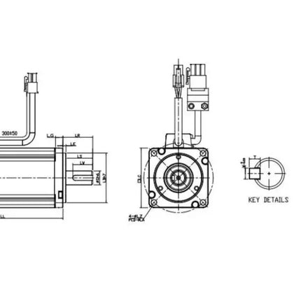 DELTA ECMA-C20807SS – 750W Frenli Servo Motor