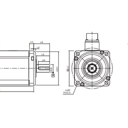 DELTA - ECMA-E11315SS - 1,5kW SERVO MOTOR FRENLİ 7,16Nm 2000rpm ARTIMSAL