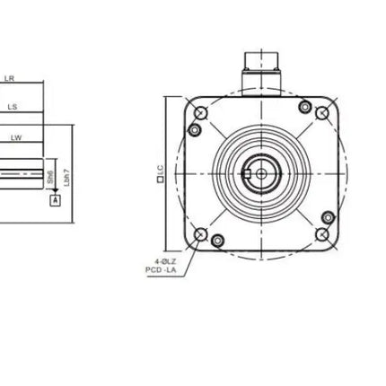 DELTA - ECMA-L11855R3 - 5,5kW SEVO MOTOR 35Nm 1500rpm ARTIMSAL