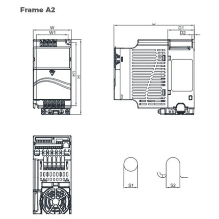 DELTA VFD015E43T - VFD-E Serisi 1,5kW Hız Kontrol Cihazı