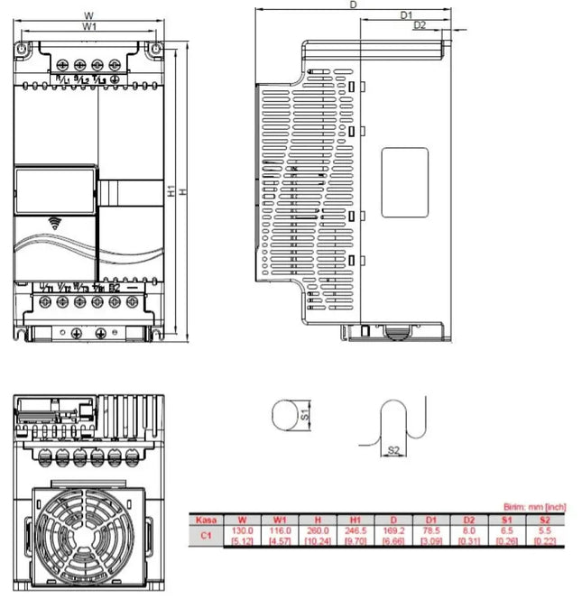 DELTA - VFD110E43A - VFD-E 11kW HIZ KONTROL