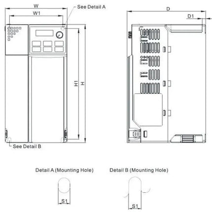 DELTA - VFD13AME43AFNAA - ME300 5,5kW HIZ KONTROL